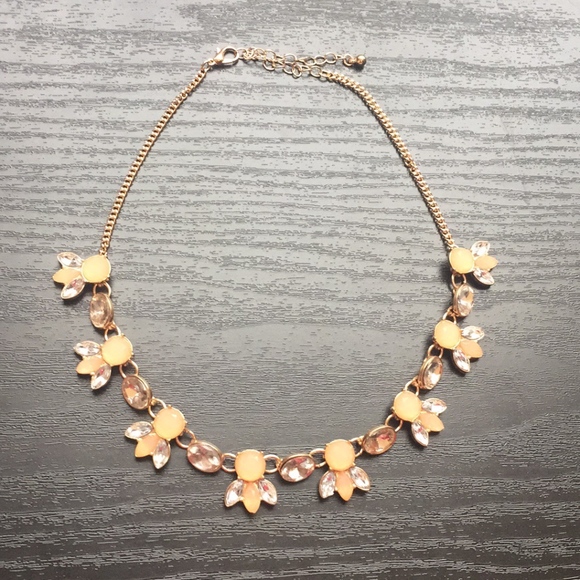 Jewelry - Pale Pink and Gold Statement Necklace